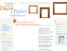 Tablet Screenshot of learn-how-to-draw-and-paint-great.com